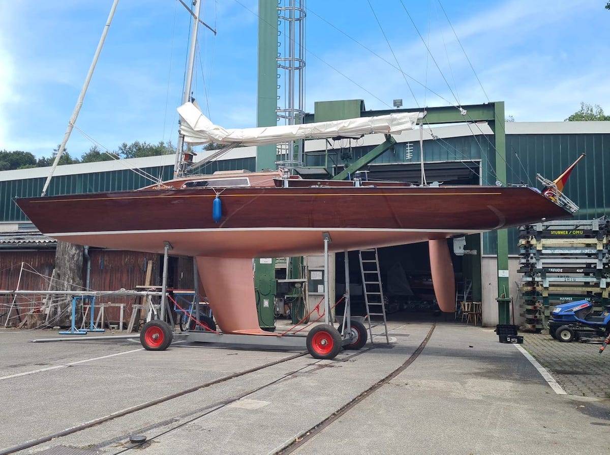 30er Schärenkreuzer Contra. Entworfen von Friedrich Judel