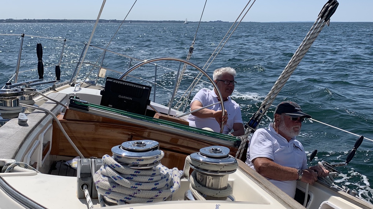 An Bord Swede 55 bei Schärenkreuzer Regatta Schlank & Rank