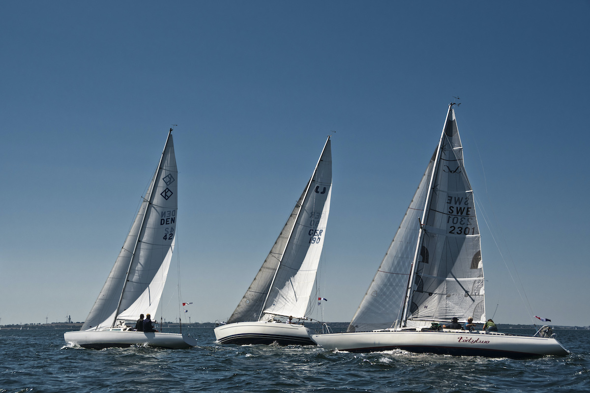Ylva, Luffe 37, Lotus bei Schärenkreuzer Regatta Schlank & Rank Juli 2023