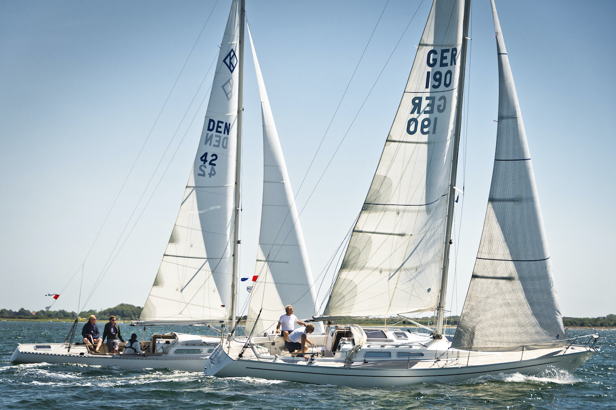 Luffe 37 und Ylva bei Schäenkreuzer Regatta Schlank & Rank 2023