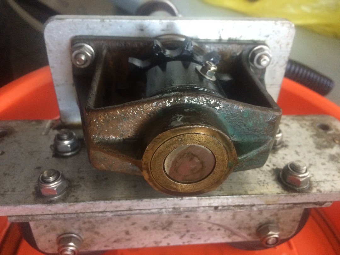 Steuerbock des Touren Schärenkreuzers Swede 55 Gamle Swede