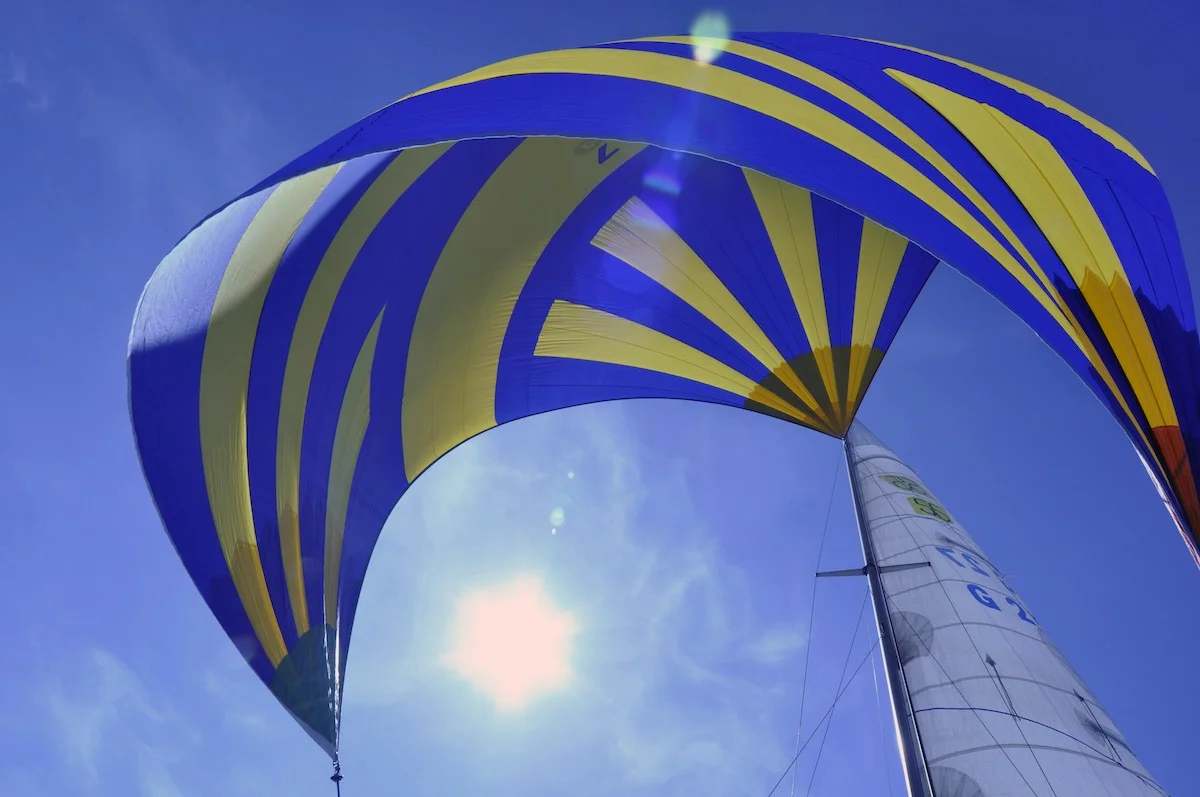 130 qm Spinnaker des Touren-Schärenkreuzers Swede 55 Gamle Swede