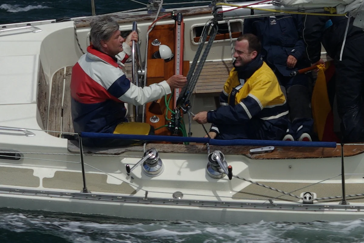 Starkwindsegeln mit Touren Schärenkreuzer Ganle Swede Typ Swede 55 bei Schlank & Rank Regatta 2009