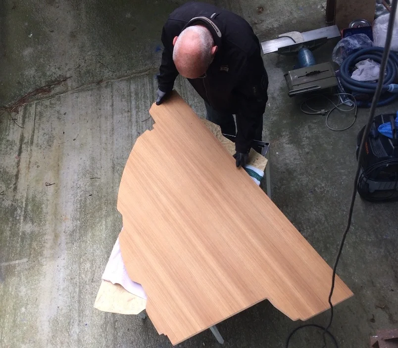 Zuschnitt neues bb Schott für Touren Schärenkreuzer Swede 55 Gamle Swede