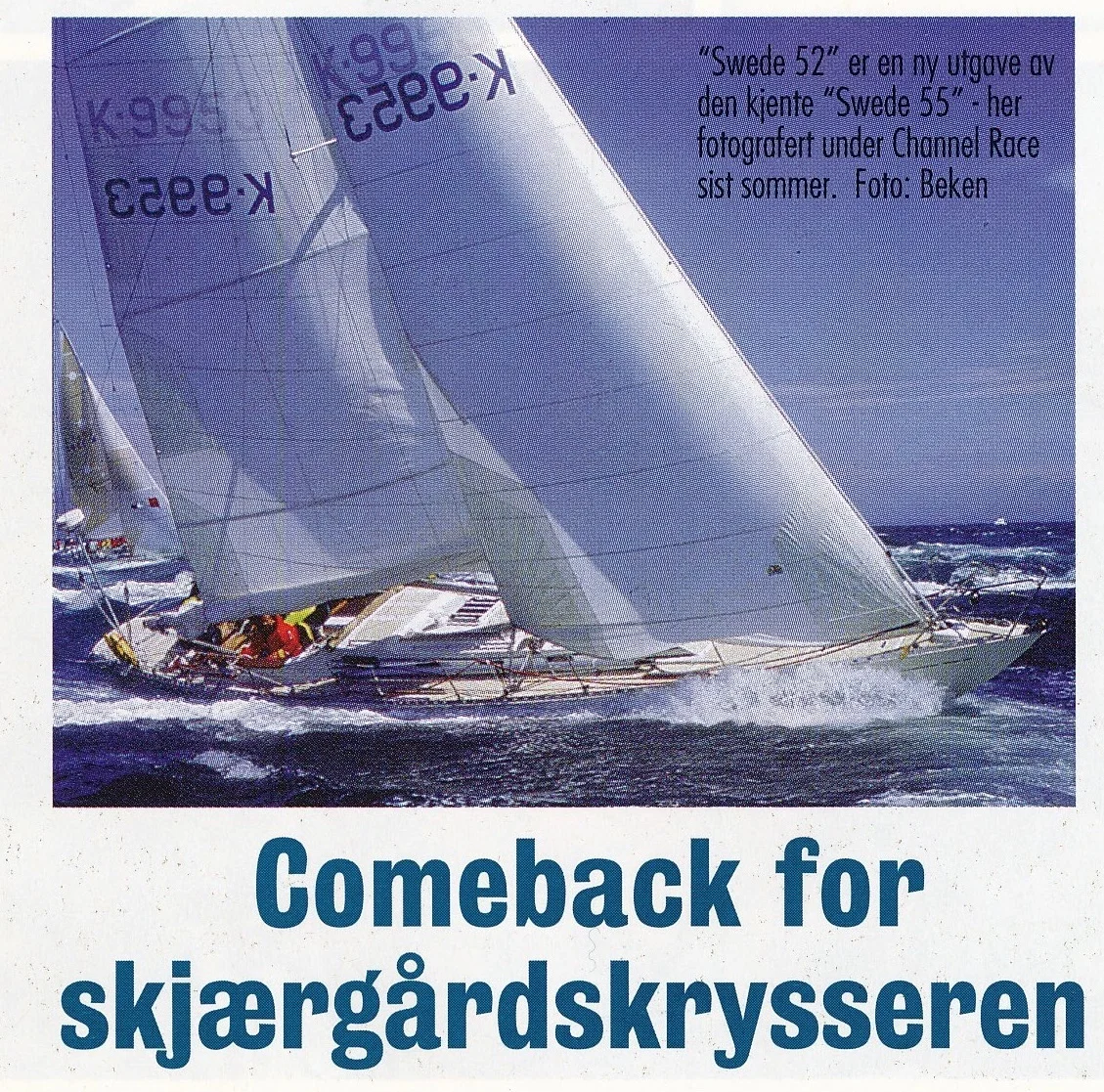 Artikell in norwegischer Seglerzeitschrift Seilas über Swede 75